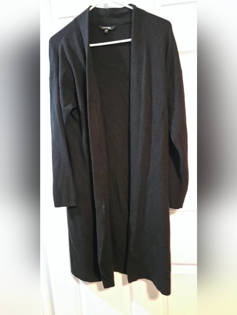 4/$25 Deal! George Black Knit Open Cardigan